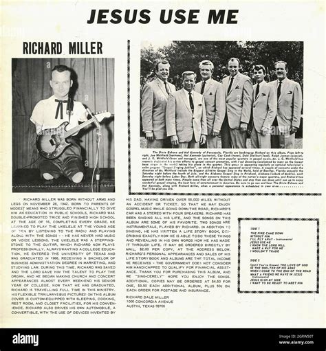 Release “Jesus Use Me” by Little Richard Miller 